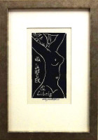 Ota Janeček - Akt - Ex Libris - grafika